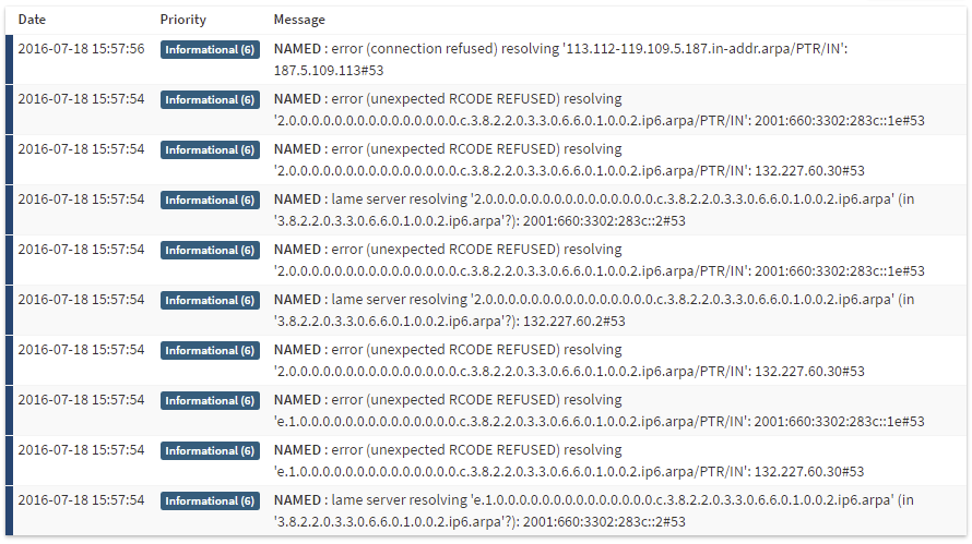 Syslog Integration Observium